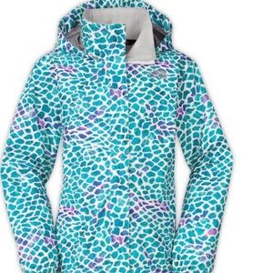 The North Face Kids' Blue and Purple Raincoat